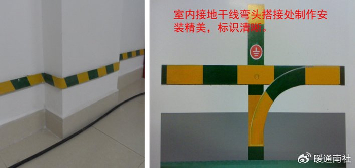 接地干线引入到配电柜基础型钢时,应暗敷在地面或电缆沟内.