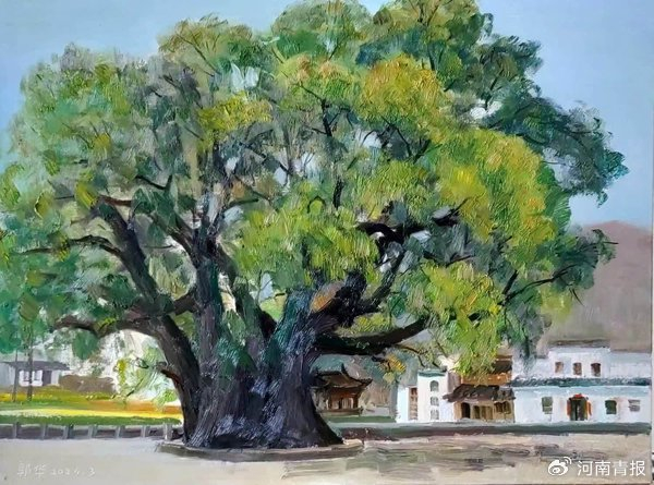 春归有期 花醉婺源——郭华风景油画写生作品|虹关|婺源|郭华_新浪