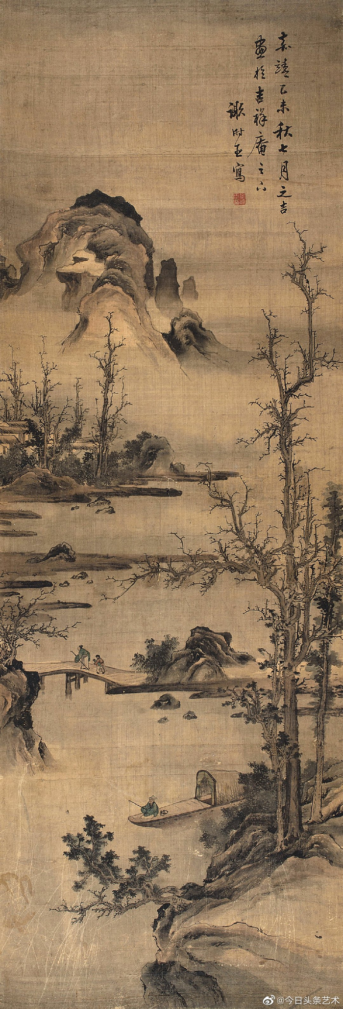 明代画家谢时臣山水画