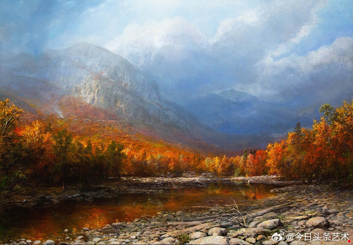 美国画家埃里克科佩尔风景油画