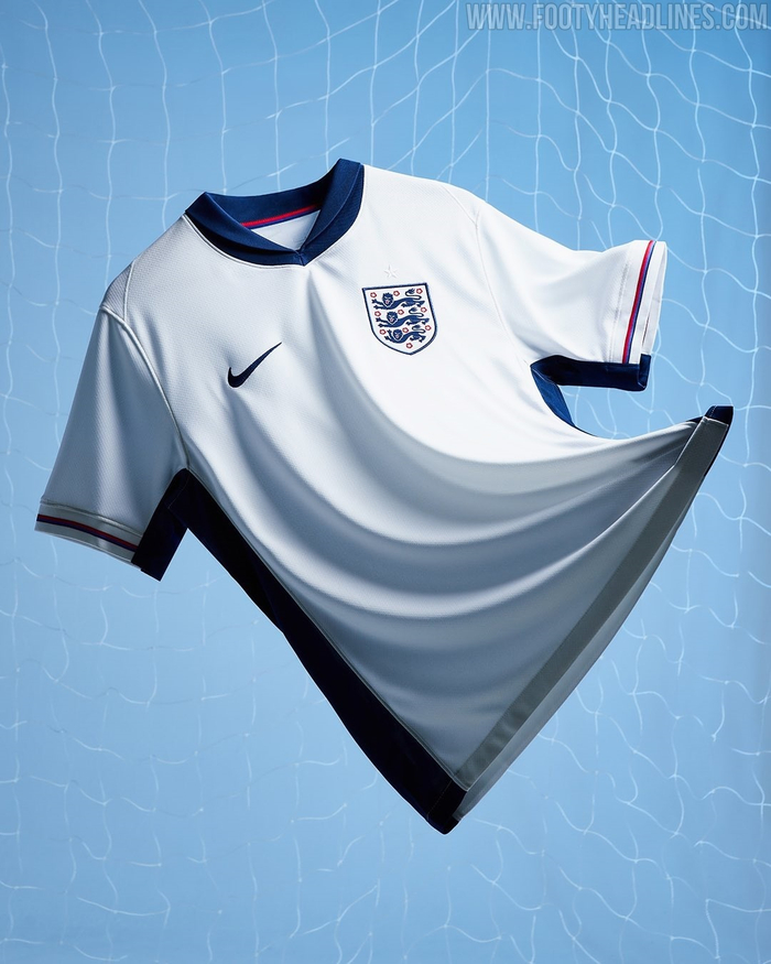 英格兰发布最新版球衣