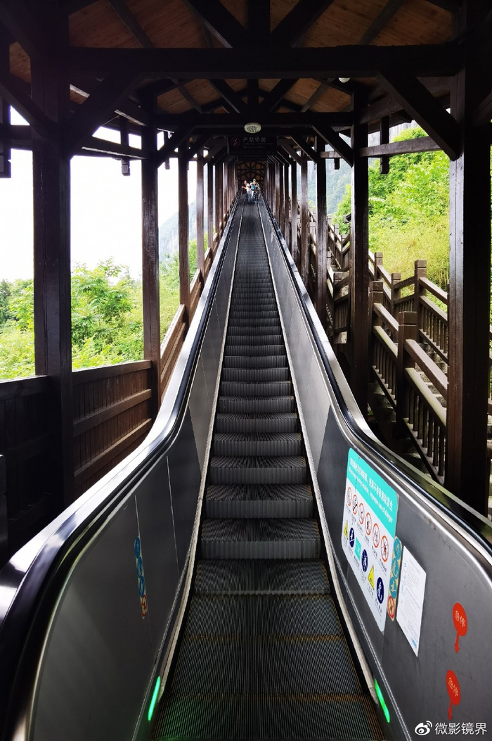 恩施大峡谷:亚洲最长的户外扶手观光电梯|恩施大峡谷|扶手|电梯_新浪
