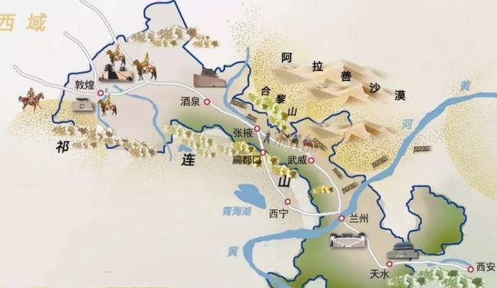 《兰亭集序》中“永和九年”的凉州姑臧，英雄辈出的河西“五凉”