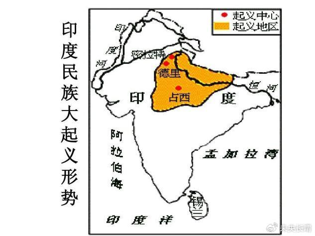 东印度公司在子弹上涂猪油和牛油诱发印度大起义也使公司解体