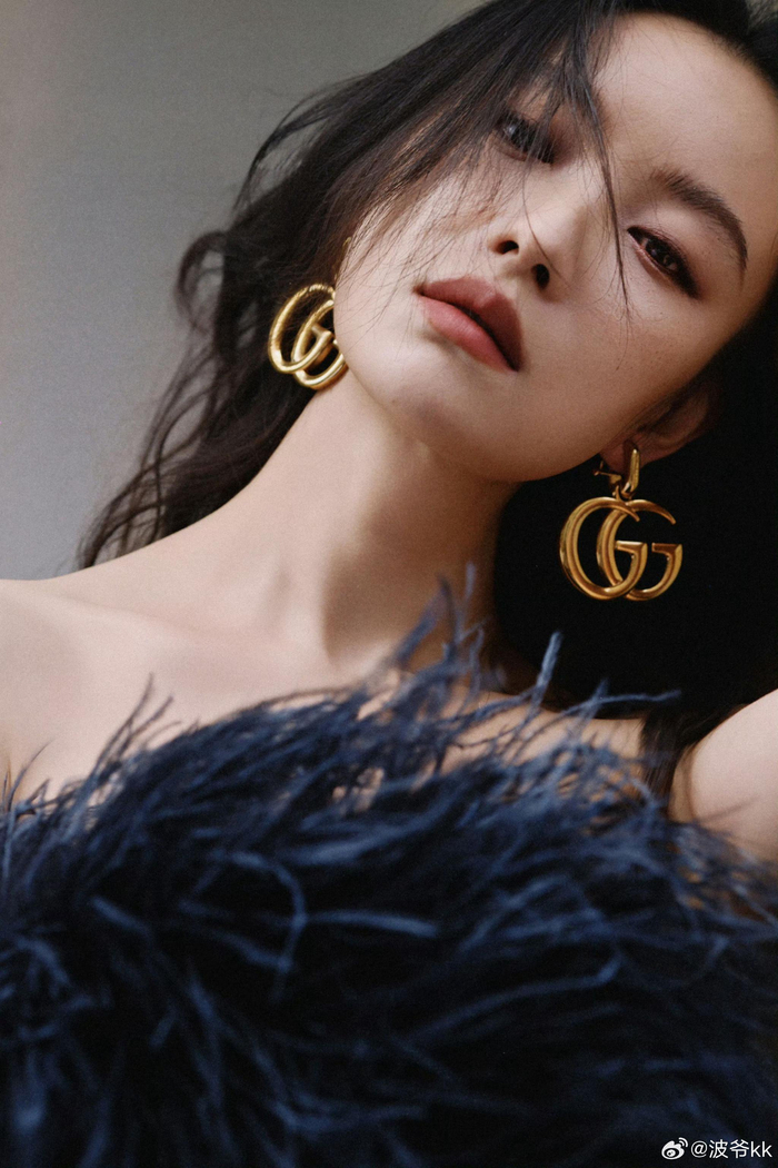 倪妮 米兰时装周 gucci 美爆了