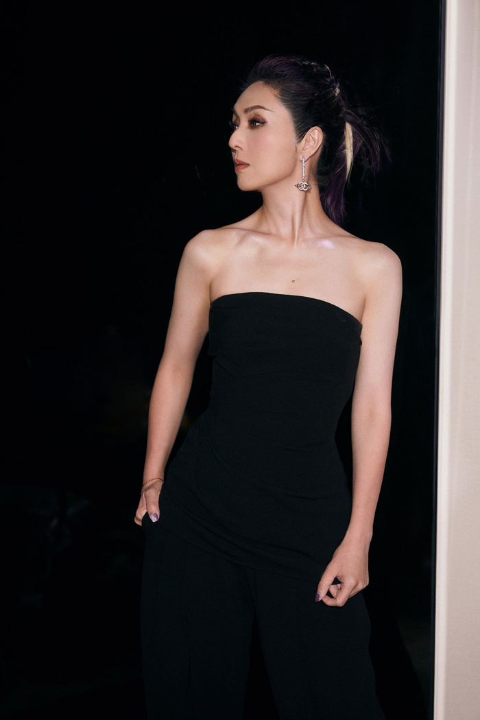 杨千嬅最新舞台彩色挑染造型也太美啦