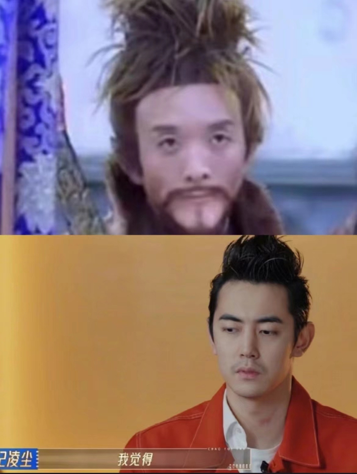 纪凌尘这个发型是按扫把星复刻的吧