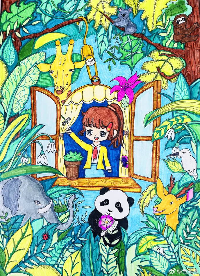 "画"说多姿多彩的生物世界76