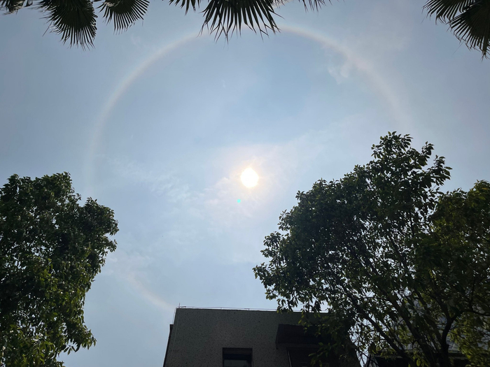 广州出现日晕你看到了吗