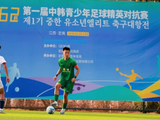 中韩青少年对抗赛上的“国脚”身影