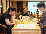强强对话 中国等级分第一与第二的围甲碰撞 丁浩主将位击败党毅飞