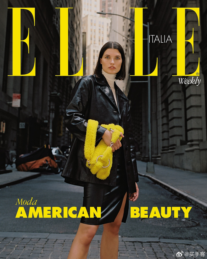 意版elle周刊封面耐人寻味的简简单单