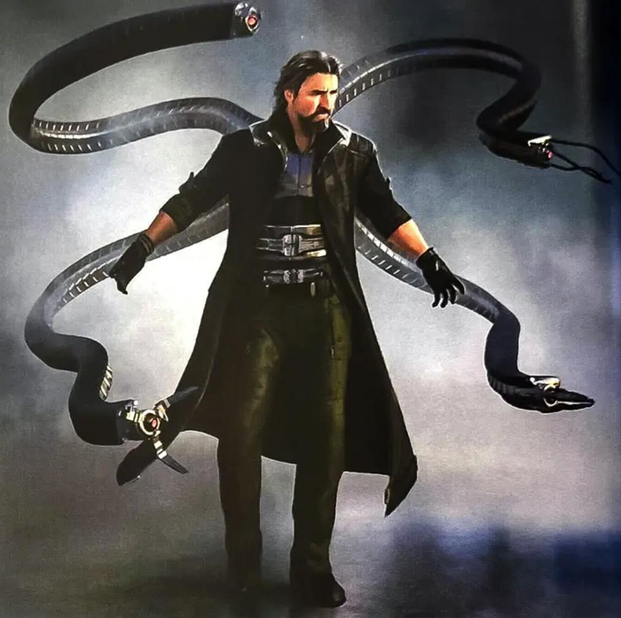 一组《蜘蛛侠:英雄无归》章鱼博士删减概念图