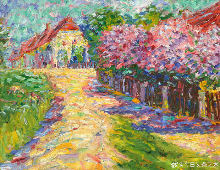 德国画家埃米尔诺尔德风景油画