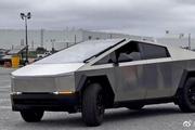 特斯拉“听到风声”取消半幅方向盘？Cybertruck最新内饰谍照曝光