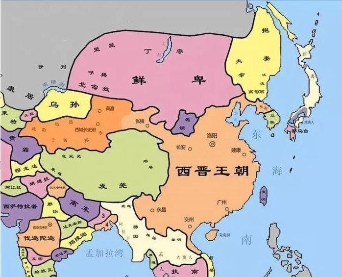 十六国地图演变图片