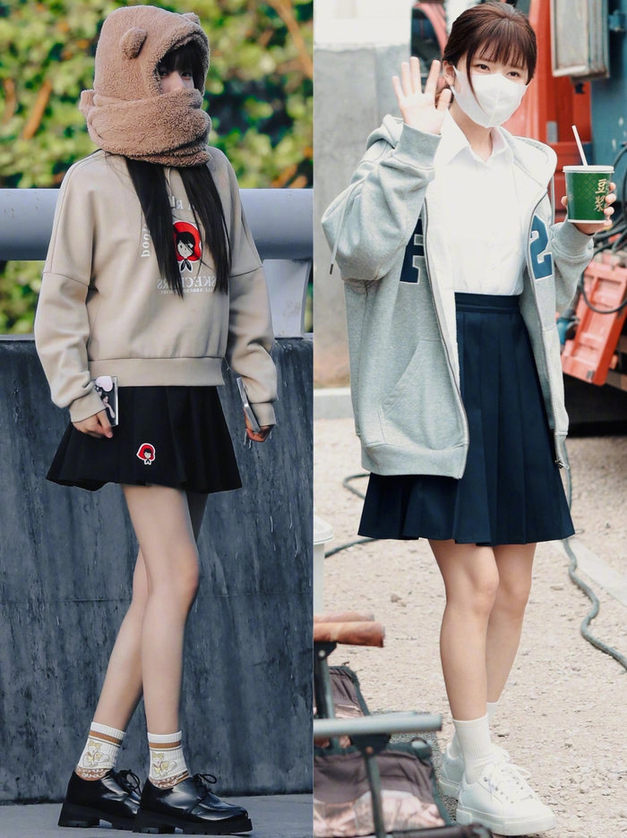 赵露思桑稚甜妹穿搭图鉴救命