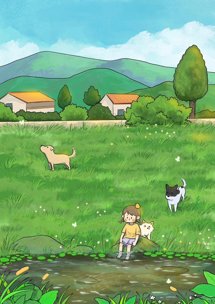 治愈系插画分享