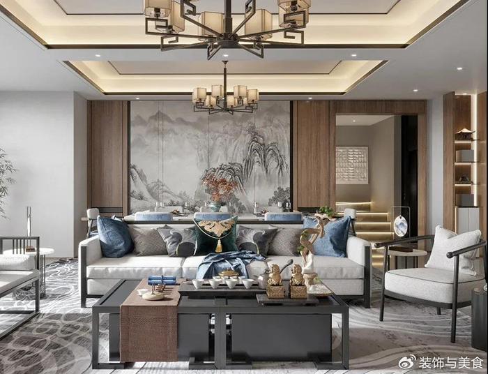 简约中式以中国传统古典文化为背景