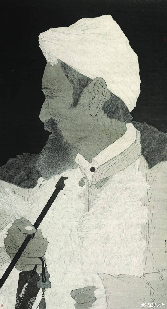 詹勇:线条之美|詹勇|线条|中国画_新浪新闻