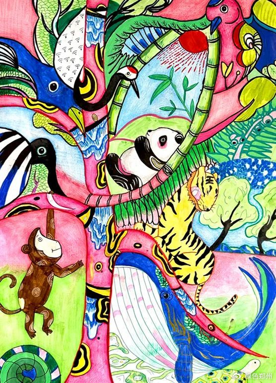 "画"说多姿多彩的生物世界⑤|生物多样性|生态环境|小学_新浪新闻