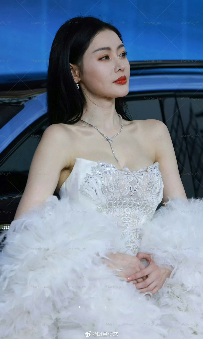 张天爱这挤得太狠了吧,腋下暴露了她的身材水份
