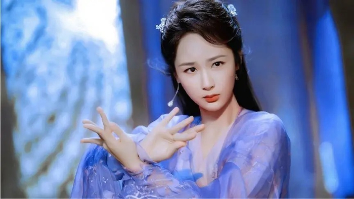 女明星蓝衣古装造型盘点9615:杨幂,刘诗诗,赵丽颖,迪丽热巴