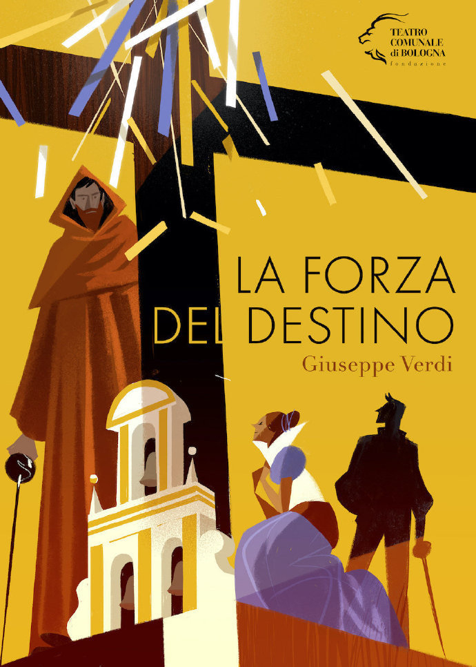 设计师riccardoguasco为博洛尼亚市立剧院设计的系列宣传海报作品