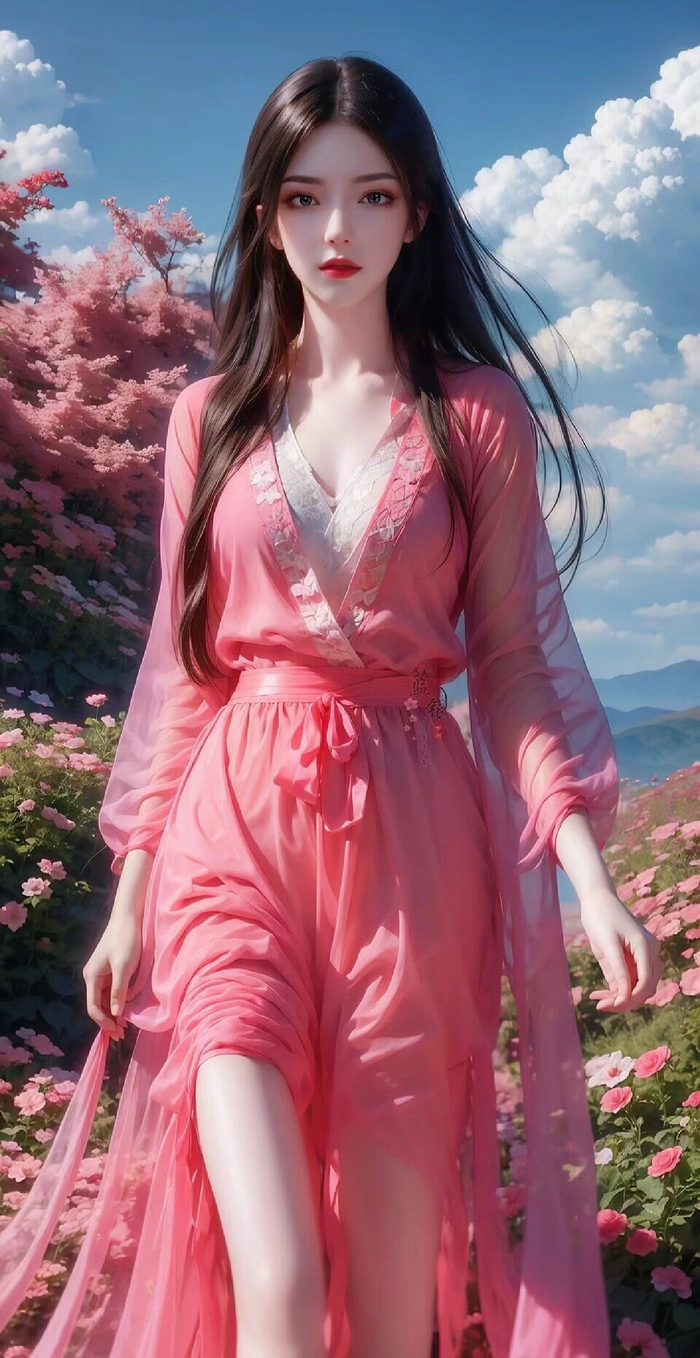 高清壁纸/美图 粉红色的薄纱裙