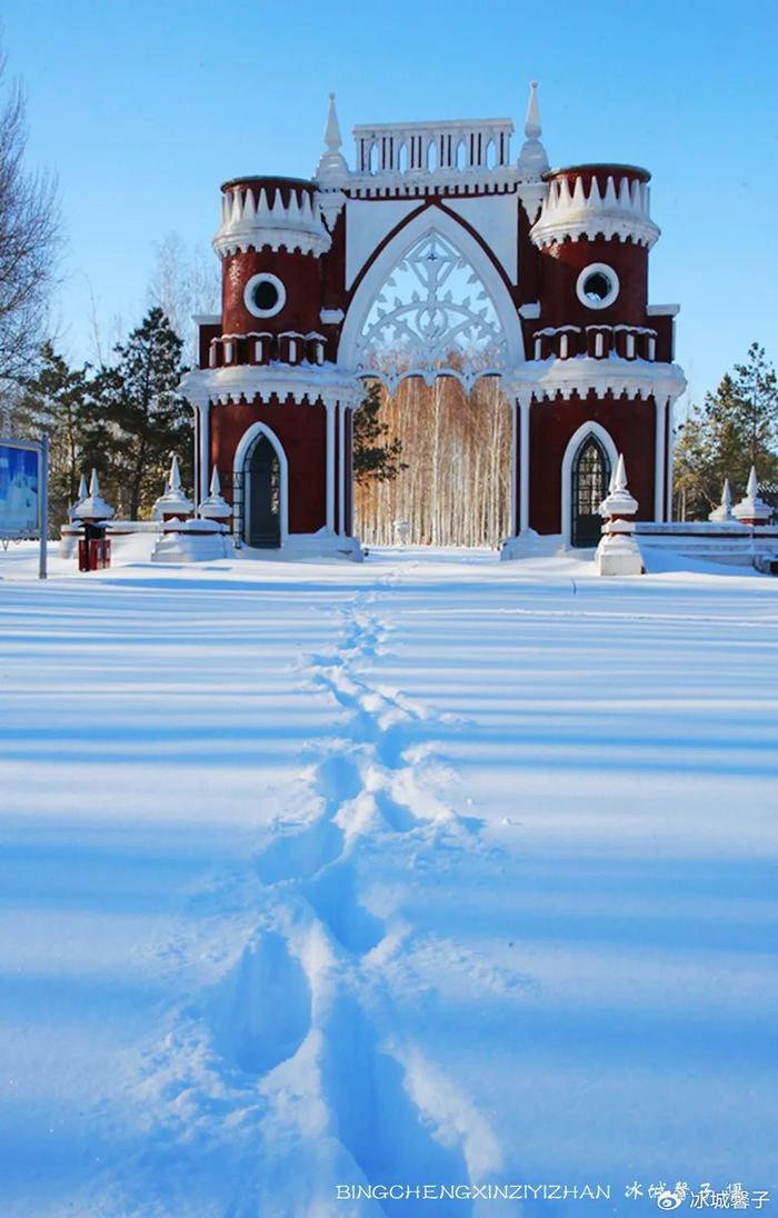 哈尔滨大雪照片图片