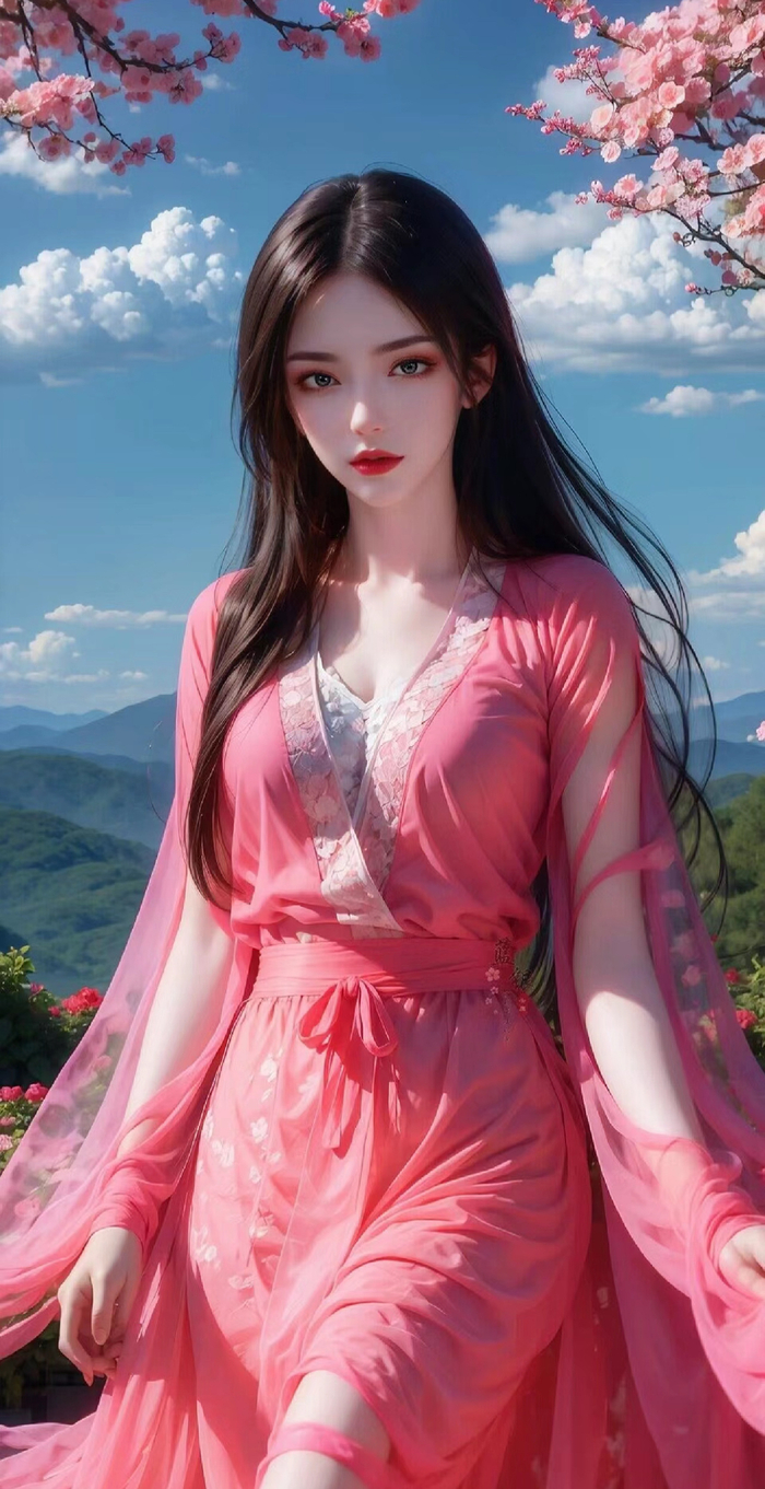 高清壁纸/美图 粉红色的薄纱裙