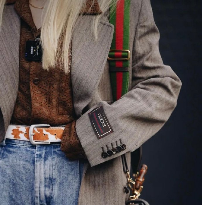 米兰时装周潮人穿搭街拍