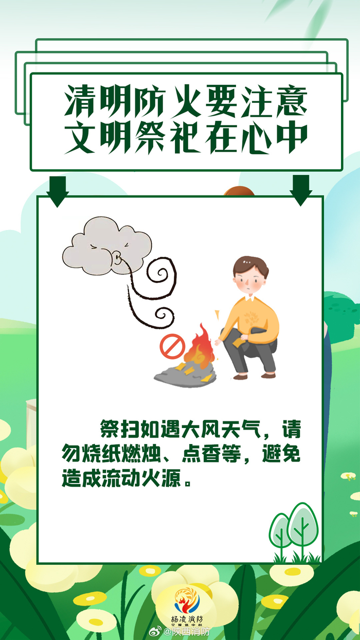 清明节消防安全提示