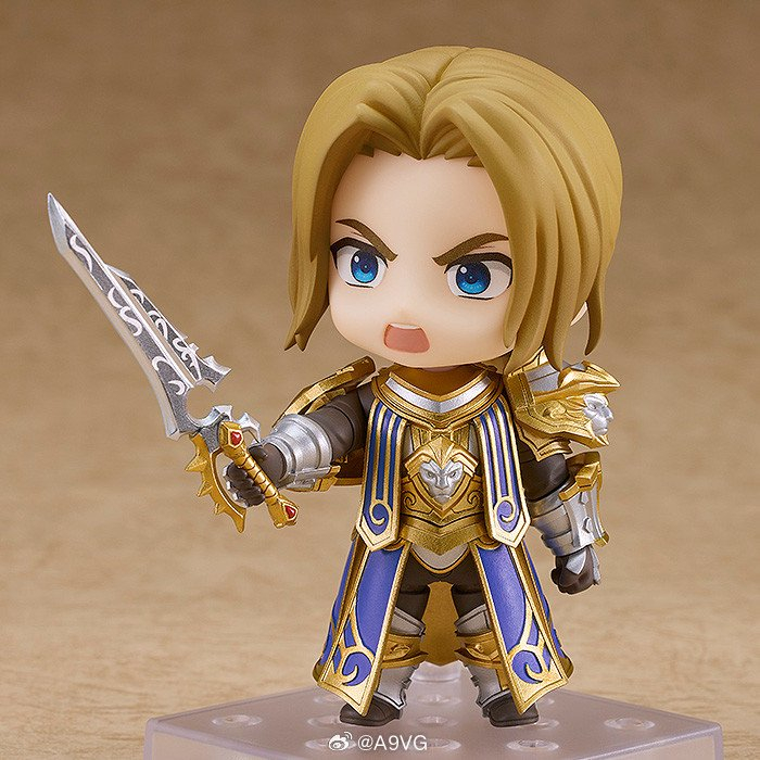 gsc 《魔兽世界》粘土人 安度因·乌瑞恩 开订