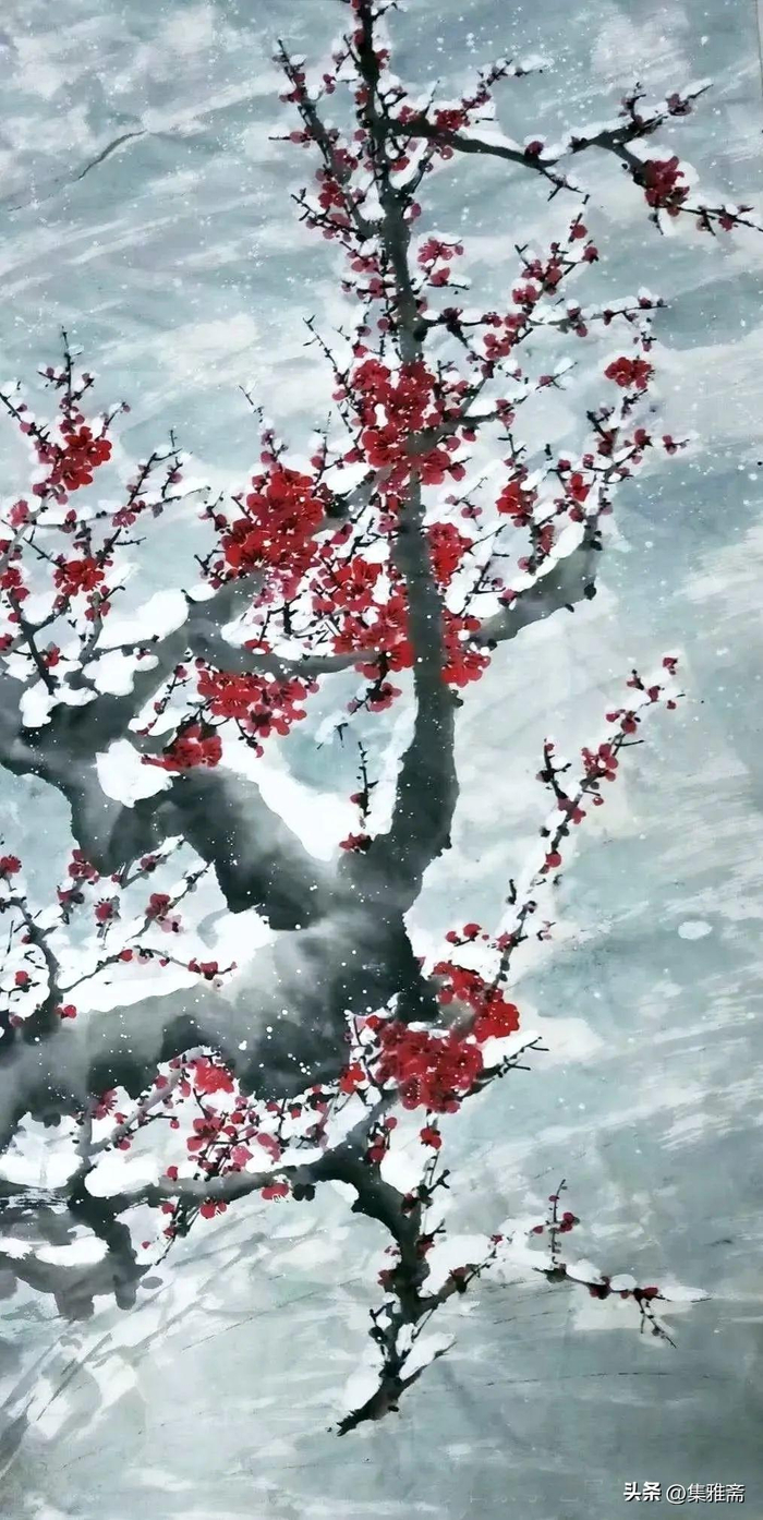 赏析|历代画家雪梅图与梅花诗|桃李|西洲|寒梅_新浪新闻