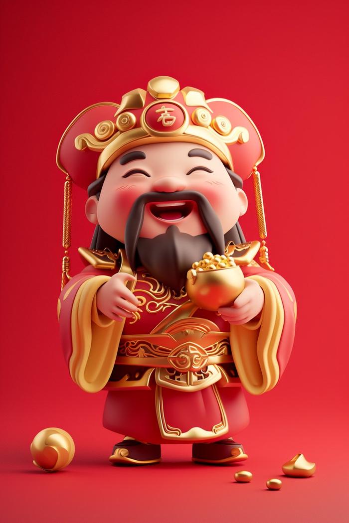 财神爷是中国传统文化中的财富之神,扮演着招财进宝,聚财纳福的角色