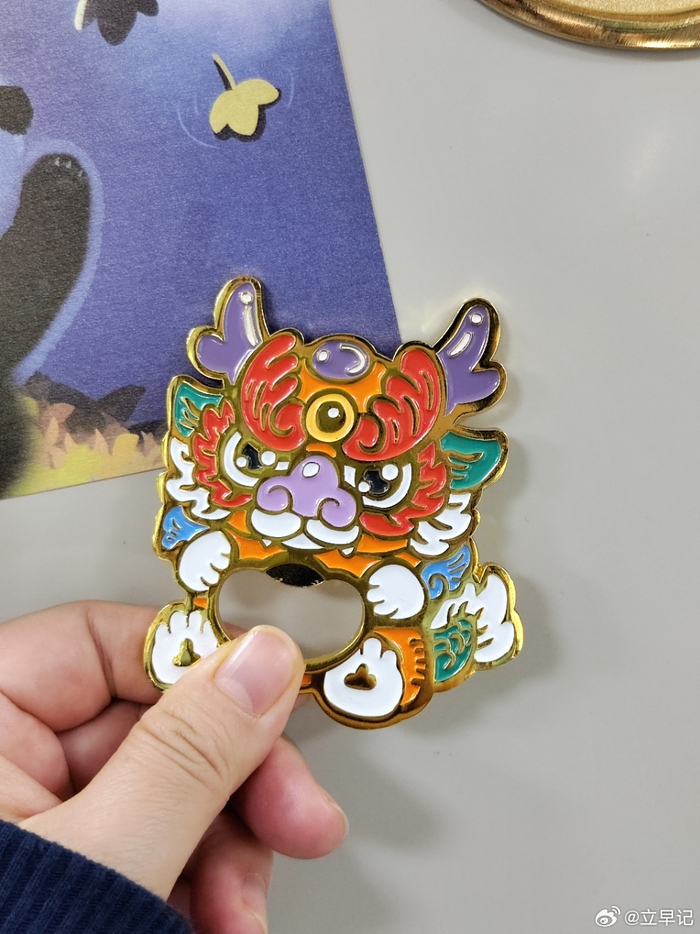 龙年限定冰箱贴开瓶器表面烤漆工艺做工精致不易掉漆