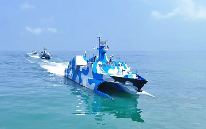 022型导弹快艇:南海演练摧毁"敌武装渔船",对外发出强烈信号