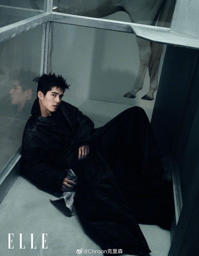 刘昊然xelle┊身穿balenciaga和loropiana登上五月刊双封面