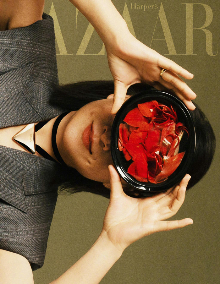 贾玲时尚芭莎三月刊摄影师钟灵