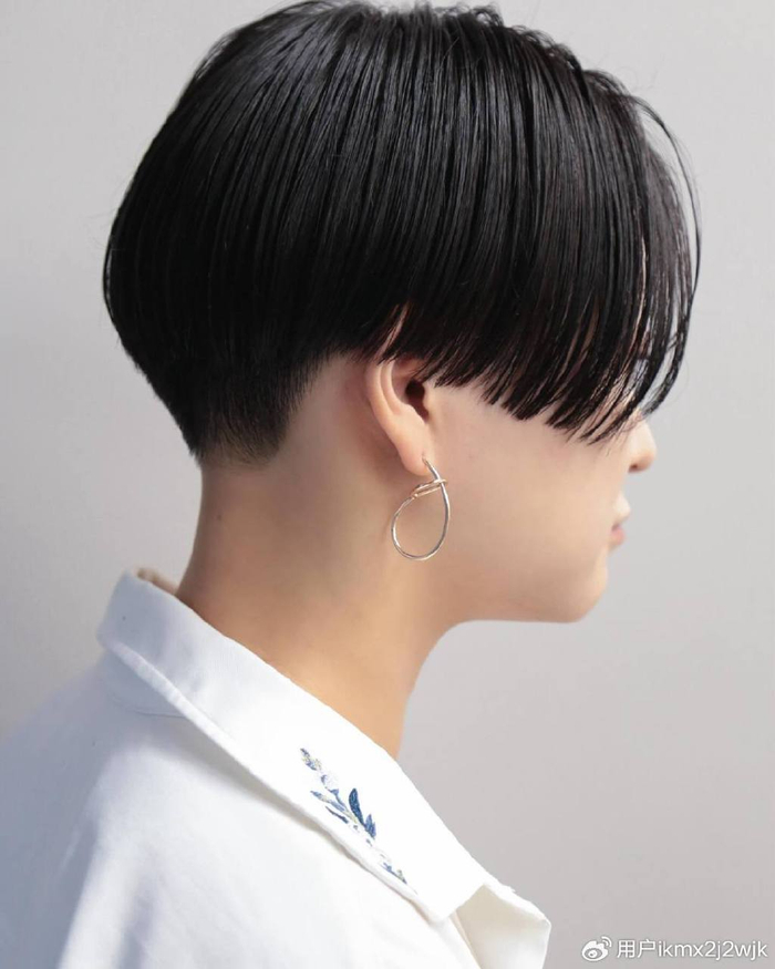 今日流行新风尚:后脖起发脚的女士短发|短发|发型|女士_新浪新闻