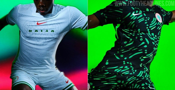耐克在尼日利亚2024年主场球衣上采用了方领这有点奇怪