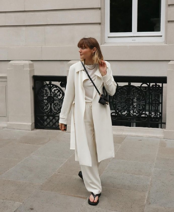 英国时尚博主日常简约穿搭