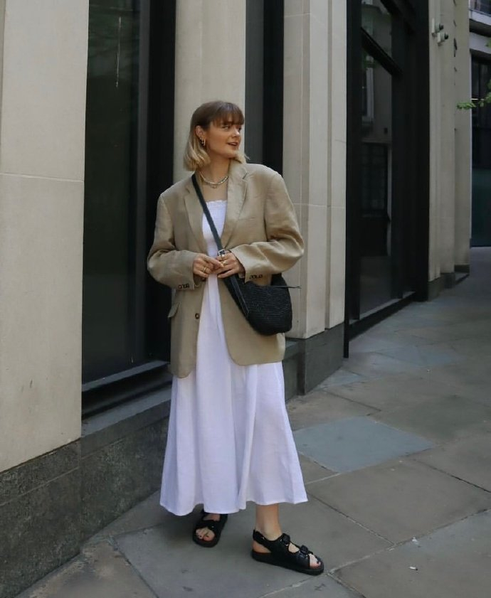 英国时尚博主日常简约穿搭