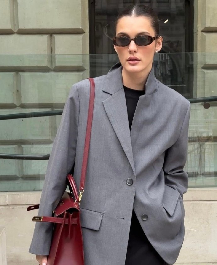 英国时尚博主造型师ig早秋穿搭日常