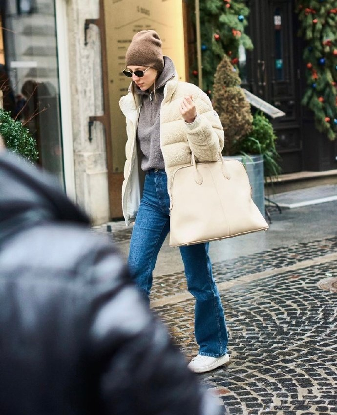 欧美街头秋冬路人穿搭街拍