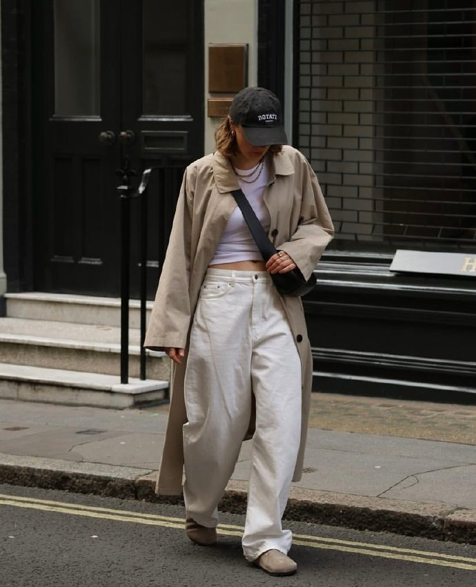 英国时尚博主日常简约穿搭