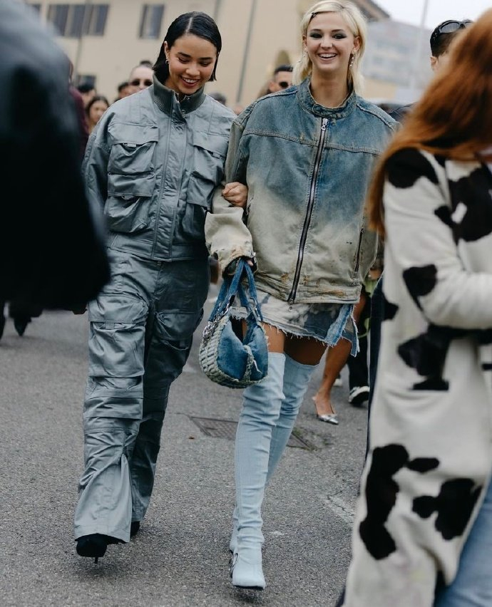 米兰时装周潮人穿搭街拍