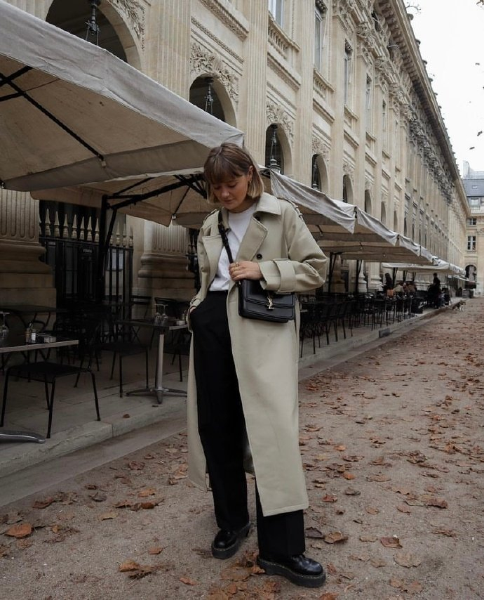 英国时尚博主日常简约穿搭