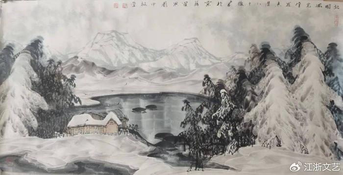 我對土地愛得如此深沉張輝國畫展成功啟帷